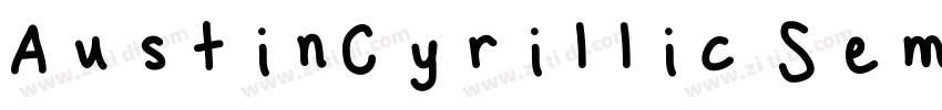 AustinCyrillic Semi字体转换